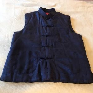 Authentic Chinese vest 100% silk